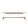 Hanah Home Soporte para TV D1 - 794 Blanco y Nogal